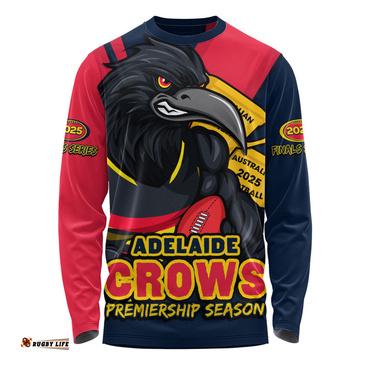 Amazing Aussie Adelaide Crows Australian Football Finals Premiership Spirit Long Sleeve T-shirt