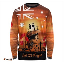 Australia Long Sleeve T-shirt We Will Never Forget
