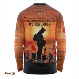 Australia Long Sleeve T-shirt We Will Never Forget