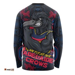 Amazing Aussie Adelaide Crows Spirit Warriors Of The Game Long Sleeve T-shirt