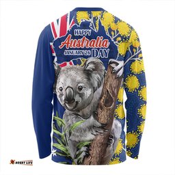 Amazing Aussie Australia Australia Day Koala Golden Wattle Edition Long Sleeve T-shirt