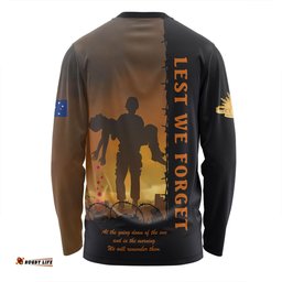 Australia Long Sleeve T-shirt Anzac Day Remember Them Today, Everyday And Always