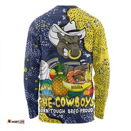 North Queensland Cowboys Custom Long Sleeve T-shirt - Australian Big Things Long Sleeve T-shirt