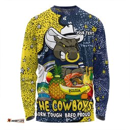 North Queensland Cowboys Custom Long Sleeve T-shirt - Australian Big Things Long Sleeve T-shirt
