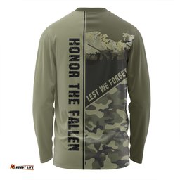 Australia Long Sleeve T-shirt - Anzac Day Honor The Fallen Thank The Living