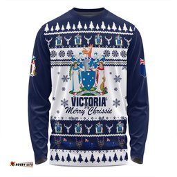 Victoria Christmas Long Sleeve T-shirt - Merry Chrissie Long Sleeve T-shirt