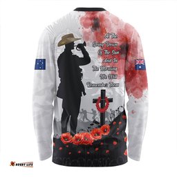 Amazing Aussie Australia Blood And Honor Remembrance Day Tribute Long Sleeve T-shirt