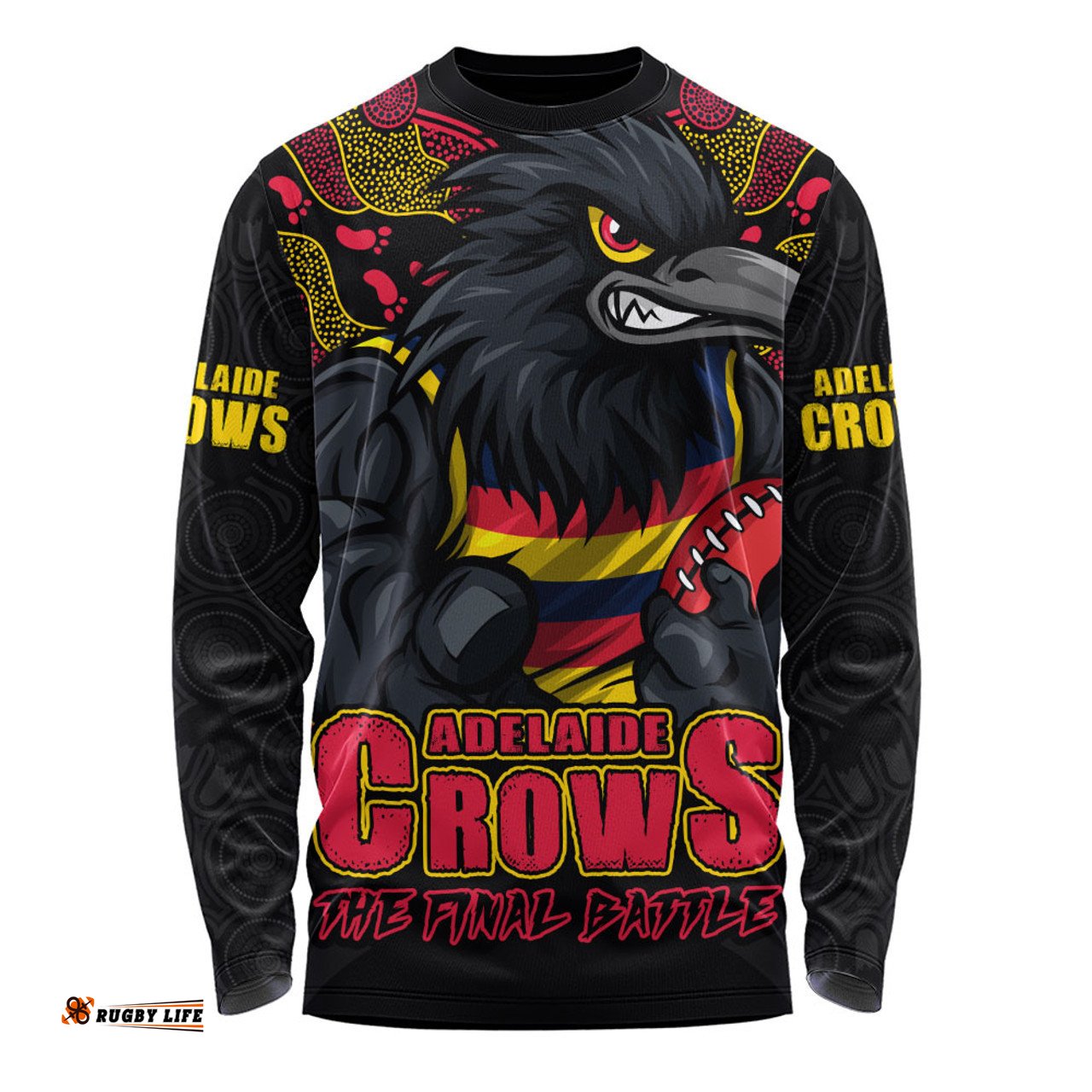 Amazing Aussie Adelaide Crows Final Clash Battle Edition Long Sleeve T-shirt