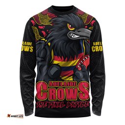 Amazing Aussie Adelaide Crows Final Clash Battle Edition Long Sleeve T-shirt