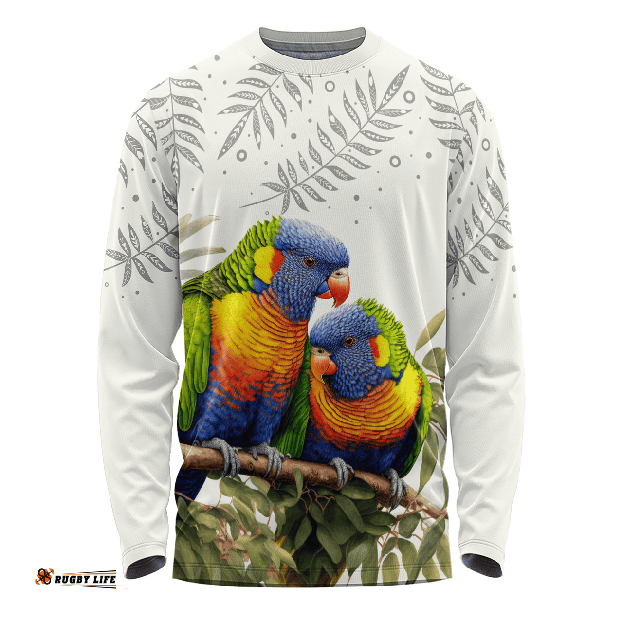 Amazing Aussie Australia Australia Rainbow Lorikeets Birds Art Inspired Long Sleeve T-shirt
