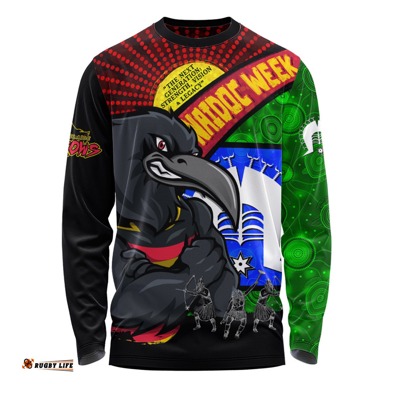 Amazing Aussie Adelaide Crows NAIDOC Week Pride Edition Long Sleeve T-shirt