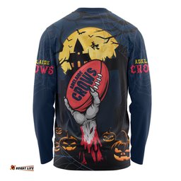 Amazing Aussie Adelaide Crows Full Moon Fever Halloween Supporter Long Sleeve T-shirt