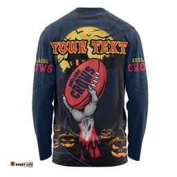 Amazing Aussie Adelaide Crows Full Moon Fever Halloween Supporter Long Sleeve T-shirt