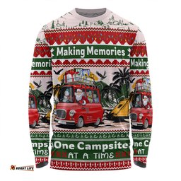 Amazing Aussie Australia Camping Christmas Making Memories One Campsite At A Time Long Sleeve T-shirt