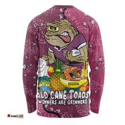 Queensland Cane Toads Custom Long Sleeve T-shirt - Australian Big Things Long Sleeve T-shirt