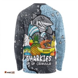 Cronulla-Sutherland Sharks Custom Long Sleeve T-shirt - Australian Big Things Long Sleeve T-shirt