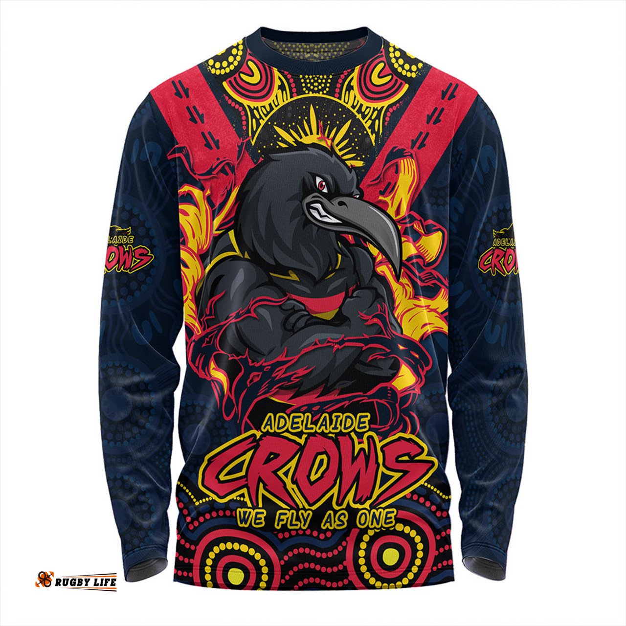 Amazing Aussie Adelaide Crows Ripped Legacy of the Game Long Sleeve T-shirt