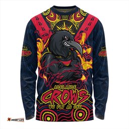 Amazing Aussie Adelaide Crows Ripped Legacy of the Game Long Sleeve T-shirt