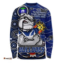 Amazing Aussie Canterbury Bankstown Bulldogs Spirit Of NAIDOC Series Long Sleeve T-shirt