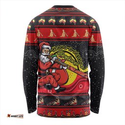 Amazing Aussie Australia Ripper Aboriginal Christmas Down Under Long Sleeve T-shirt