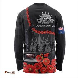 Amazing Aussie Australia Anzac Day Anzac Day Lest We Forget Camouflage Pattern Long Sleeve T-shirt