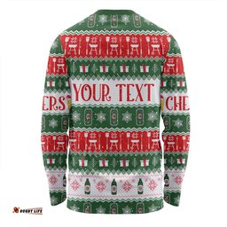Amazing Aussie Australia Christmas Custom Ugly Christmas Beer Long Sleeve T-shirt
