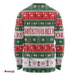 Amazing Aussie Australia Christmas Custom Ugly Christmas Beer Long Sleeve T-shirt