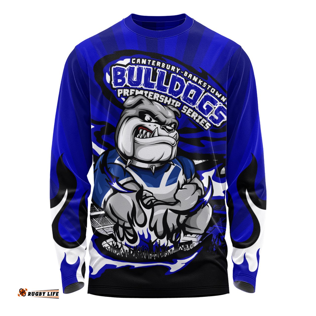Amazing Aussie Canterbury Bankstown Bulldogs Premiership Series Sports Gear Long Sleeve T-shirt