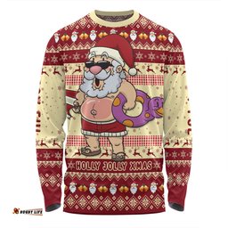 Amazing Aussie Australia Christmas Custom Aussie Christmas Santa Summer Vibes Long Sleeve T-shirt