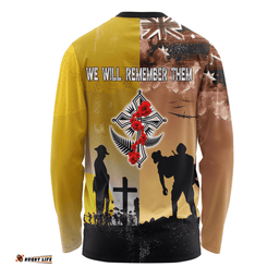 Amazing Aussie Australia Anzac Day Special Remembrance Day Lest We Forget Long Sleeve T-shirt