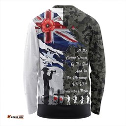 Amazing Aussie Australia Remembrance Day Lest We Forget Australian Military Tribute Green Long Sleeve T-shirt
