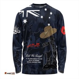 Amazing Aussie Australia Anzac Day Anzac Day The Australian Army Long Sleeve T-shirt