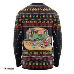 Amazing Aussie Australia Christmas Custom Aussie Christmas Merry Campers Long Sleeve T-shirt