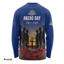 Australia Long Sleeve T-shirt - Anzac Day Keeping The Spirit Alive With Australia Flag