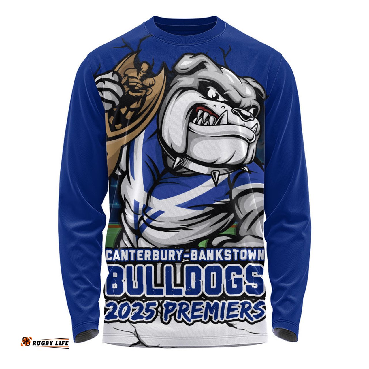 Amazing Aussie Canterbury Bankstown Bulldogs Unleash Power In The Ultimate Battle Long Sleeve T-shirt