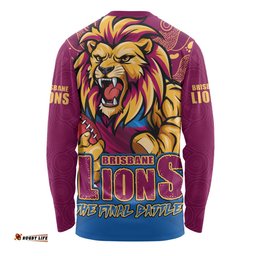 Amazing Aussie Brisbane Lions Final Clash Battle Edition Long Sleeve T-shirt