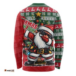Amazing Aussie Australia Santa Dabs Down Under Xmas In July Edition Long Sleeve T-shirt