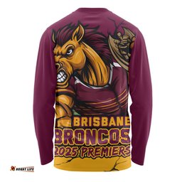 Amazing Aussie Brisbane Broncos Unleash Power In The Ultimate Battle Long Sleeve T-shirt
