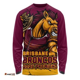 Amazing Aussie Brisbane Broncos Unleash Power In The Ultimate Battle Long Sleeve T-shirt