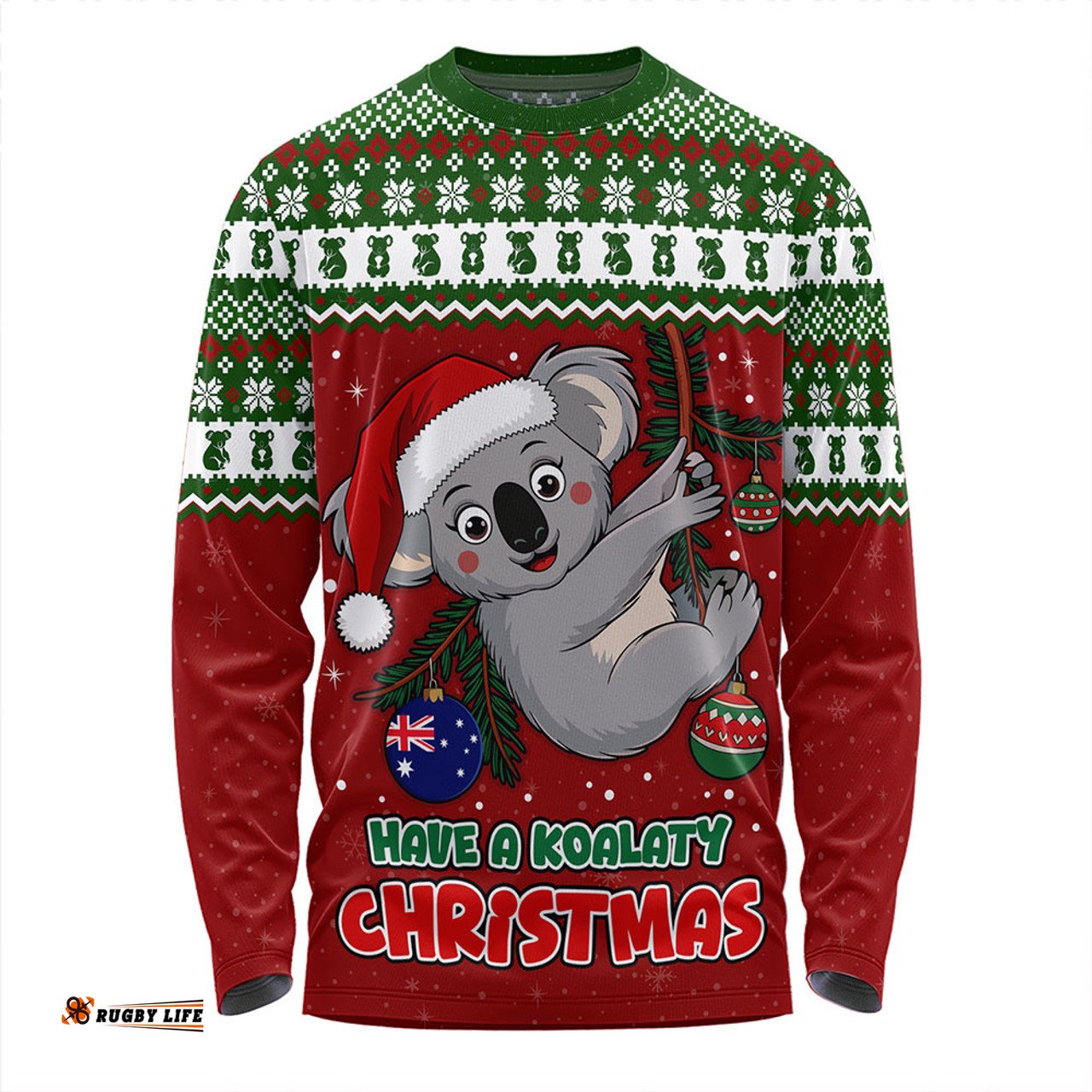 Amazing Aussie Australia Have A Koalaty Christmas Long Sleeve T-shirt