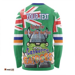 Amazing Aussie Canberra Raiders Happy Australia Day We Are One And Free Long Sleeve T-shirt