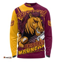 Amazing Aussie Brisbane Broncos Chasing Victory 2025 Final Series Pride Long Sleeve T-shirt