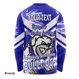 Amazing Aussie Canterbury Bankstown Bulldogs Happy Australia Day We Are One And Free Long Sleeve T-shirt