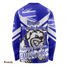 Amazing Aussie Canterbury Bankstown Bulldogs Happy Australia Day We Are One And Free Long Sleeve T-shirt