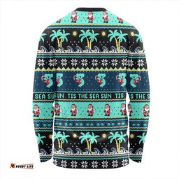 Amazing Aussie Australia Sunny Christmas By The Sea Black Long Sleeve T-shirt