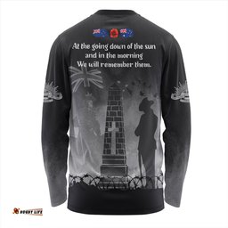 Amazing Aussie Australia Legacy Of Sacrifice Anzac Day Long Sleeve T-shirt