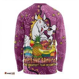 Amazing Aussie Brisbane Broncos Custom Australian Big Things Long Sleeve T-shirt