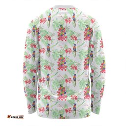 Amazing Aussie Australia Rainbow Lorikeets Rainbow Lorikeets Colorful Tropical Exotic Flowers Long Sleeve T-shirt
