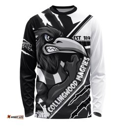 Amazing Aussie Collingwood Battlefield Glory Gear Long Sleeve T-shirt