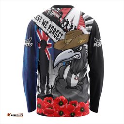 Amazing Aussie Collingwood Anzac Day Honor United In Spirit Long Sleeve T-shirt